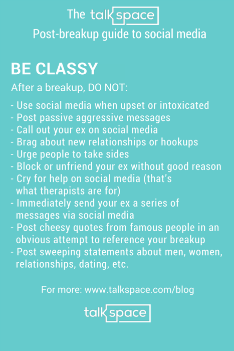 The Post-Breakup Guide to Dealing with Social Media and Your Ex - Talkspace