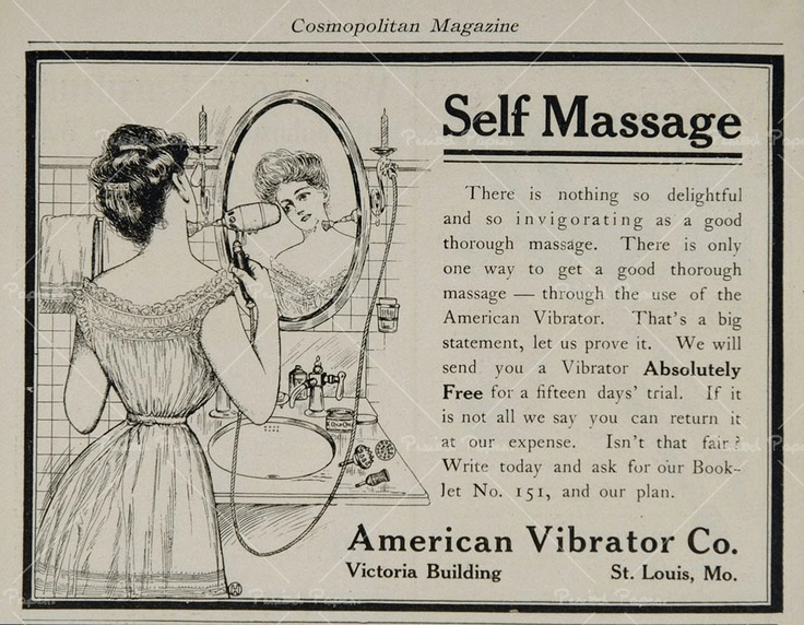 vibrator ad cosmopolitan magazine